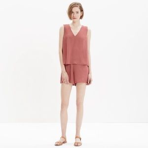 Madewell Overlay Romper - Sz L